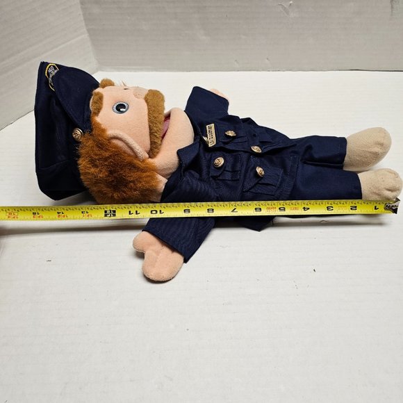 Mr I M Goodman Police Officer Hand Puppet Blue Uniform Sunny Toys 14" - Picture 8 of 16